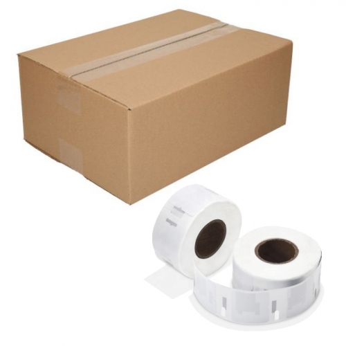 10 rulonų: su Dymo 11353 suderinamos etiketės, 13 × 25 mm, 1 000 etikečių