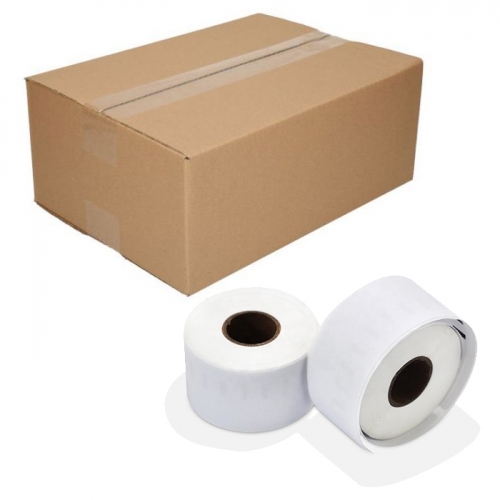 10 rulonų: su Dymo 99018 suderinamos etiketės, 38 × 190 mm, 110 etikečių