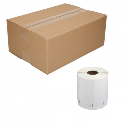 10 rulonų: su Dymo S0947410 suderinamos etiketės, 28 × 89 mm, 1 050 etikečių