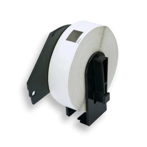 Su Brother DK-11203 suderinamos etiketės, 17 × 87 mm, 300 etikečių
