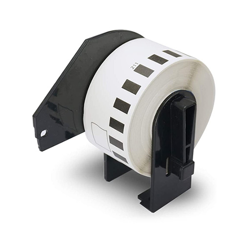Su Brother DK-22211 suderinamos etiketės, 29 mm × 15,24 m
