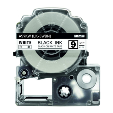Su Epson LK-3WBN suderinamos etikečių juostos