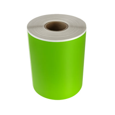 Su Zebra 102 × 152 suderinamos etiketės žalia