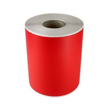 Su Zebra 102 × 152 suderinamos etiketės raudona