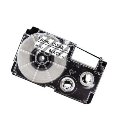 Su Casio XR-12X suderinamos etikečių juostos
