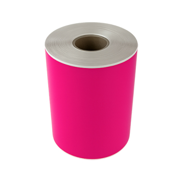 Su Zebra 102 × 152 suderinamos etiketės rožinė
