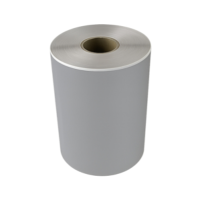 Su Zebra 102 × 152 suderinamos etiketės sidabrinė